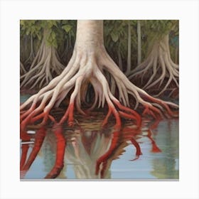 Mangrove Roots Canvas Print