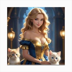 Beauty And The Beast 45 Canvas Print