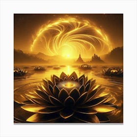 Lotus Flower 128 Canvas Print