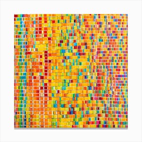 Mosaic Wall Canvas Print