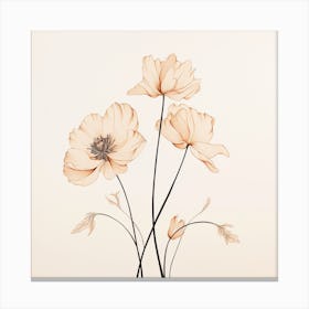 Poppy Flowers 3 Canvas Print