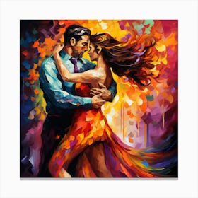 Tango Dancers 2 Canvas Print