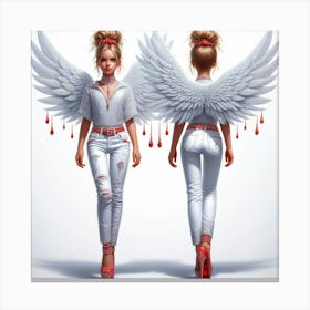 Angel Wings 14 Canvas Print