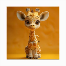 Cute Giraffe 31 Canvas Print