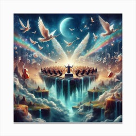 Heavenly Choir Canvas Print