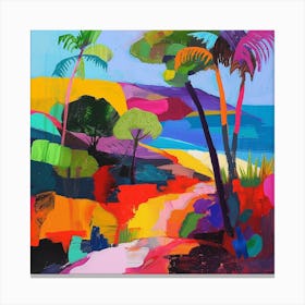 Abstract Travel Collection Nicaragua 2 Canvas Print