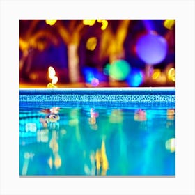 Pool Party 3 Canvas Print