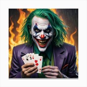 Joker Playing Cards 1 Canvas Print