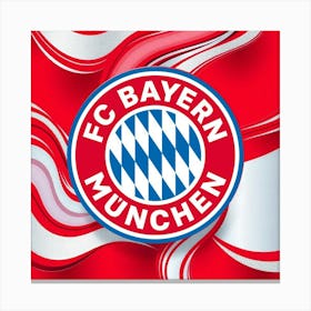 FC Bayern München Logo Wall Art 5 Canvas Print