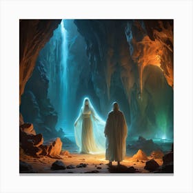 Ghost In The Forgotten Caves Of Ezpzia 6 Canvas Print