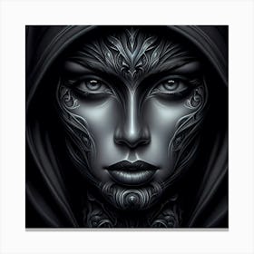 Dark Fantasy Woman Canvas Print