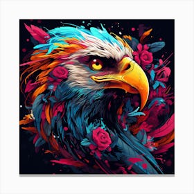 Colorful Eagle Canvas Print