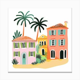 House In The Sun Canvas Print