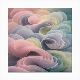 Abstract Clouds Canvas Print