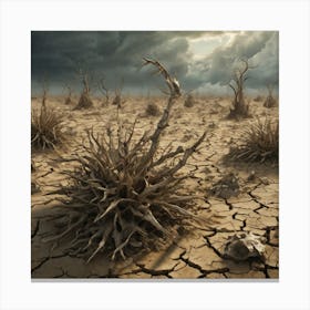 Dry Landscape 13 Canvas Print