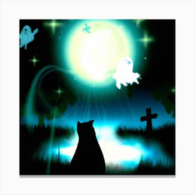 Ghosts In The Moonlight Canvas Print
