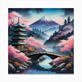 Japanese Bridge 1 Canvas Print