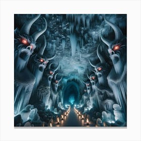 Frozen Nightmares 5 Canvas Print