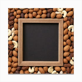 Nut Frame With Nuts 1 Canvas Print