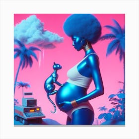 'Blue Baby' Canvas Print