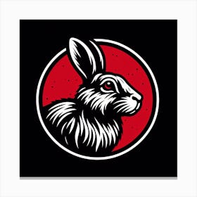 Rabbit Logo Canvas Print