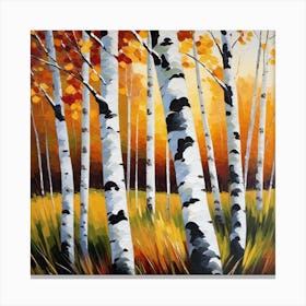 Birch Trees 5 Canvas Print