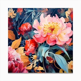 Peonies 1 Canvas Print