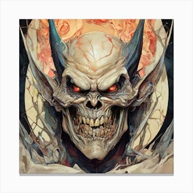 Demon Head 8 Canvas Print