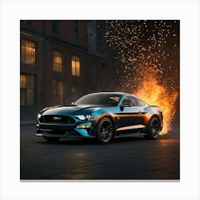 Ford Mustang Gt Canvas Print