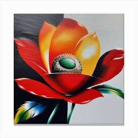 Flower Painting Canvas Print