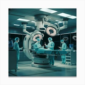 Surgeons In The Operating Room 1 Canvas Print