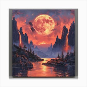 Full Moon 5 Canvas Print