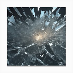 Shattered Glass 24 Canvas Print