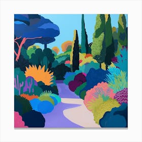 Colourful Gardens Jardin Des Plantes France 3 Canvas Print