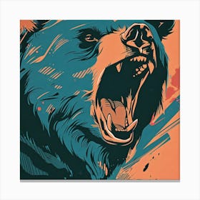 Bear Roar Canvas Print