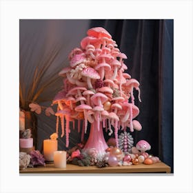 Merry Mushroom Canvas Print