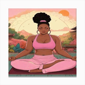 Yogi Girl Canvas Print