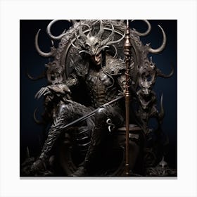 Demon Throne 1 Canvas Print