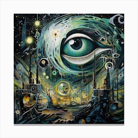 Eye Of The City 2 Canvas Print