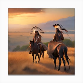 Native Americans 3 Canvas Print