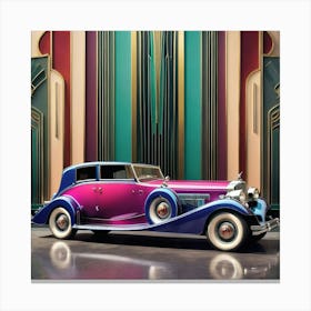 Deco Car Canvas Print