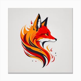 Fox Head 7 Canvas Print