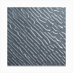 Rain Drops On A Metal Surface Canvas Print