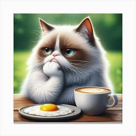 Grumpy Cat Canvas Print