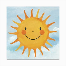 Happy Sun Canvas Print