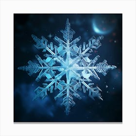 Snowflake Canvas Print