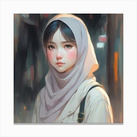 Asian Girl 1 Canvas Print