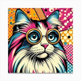 Pop Cat 3 Canvas Print