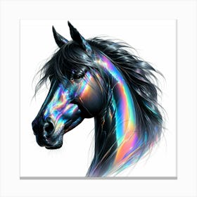 Creative Horse Visual 3 Canvas Print