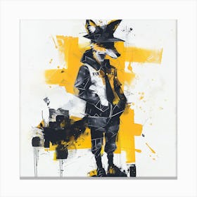 Fox treat Canvas Print